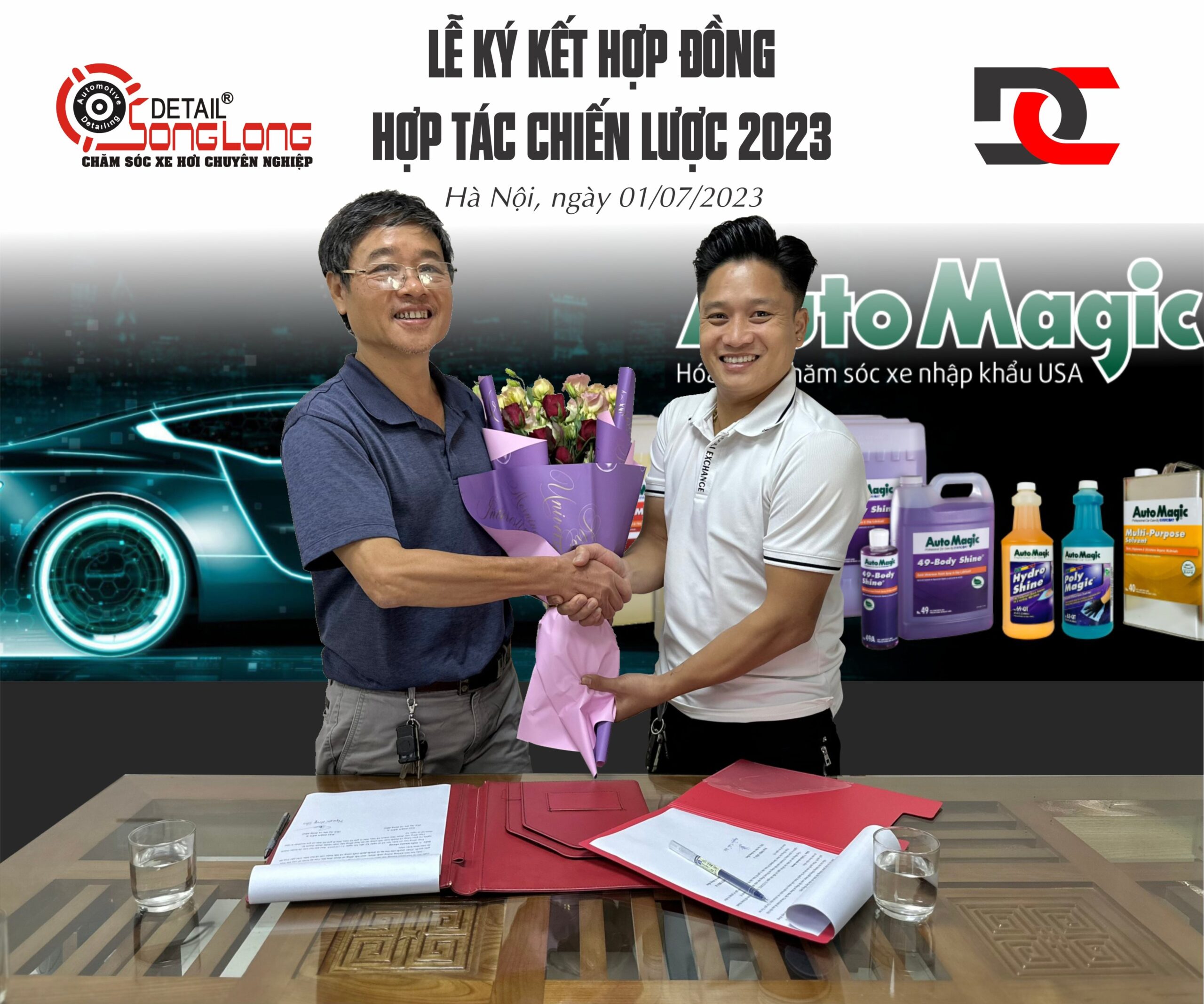 Song Long ký kết hợp tác chiến lược với DC Việt Nam
