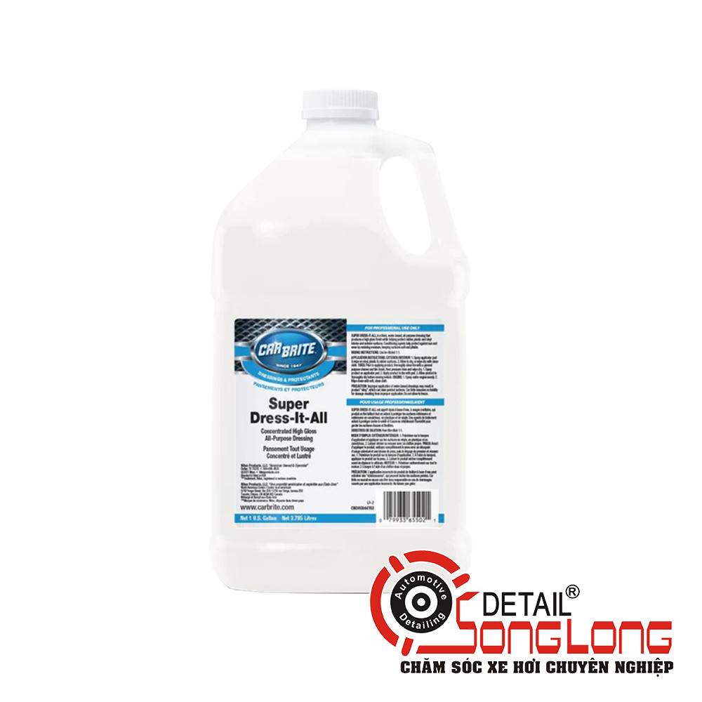 dưỡng lốp khoang máy Super Dress-it-all carbrite 1gallon