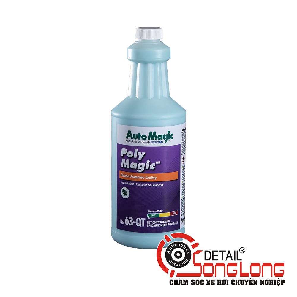 Phủ polyme nhựa cao su 63qt auto magic 32oz