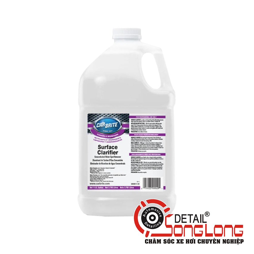 Tẩy đốm nước carbrite 1gallon