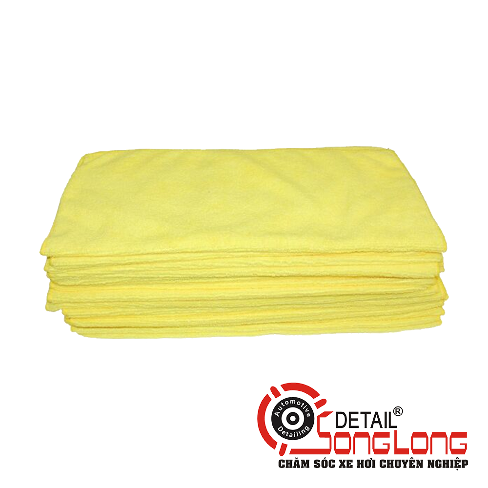 Khăn vi sợi Microfiber màu vàng